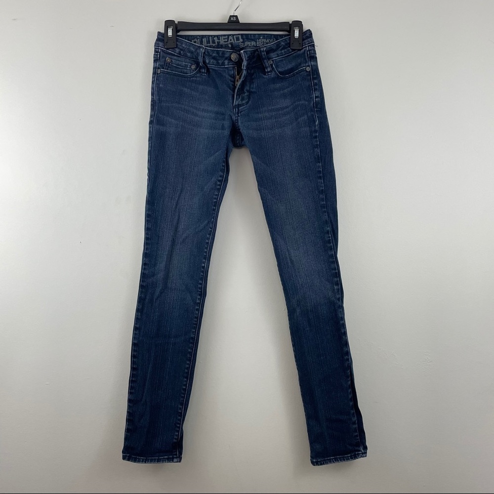 Bullhead Hermosa Super Skinny Jeans Women’s 3 Medium Wash